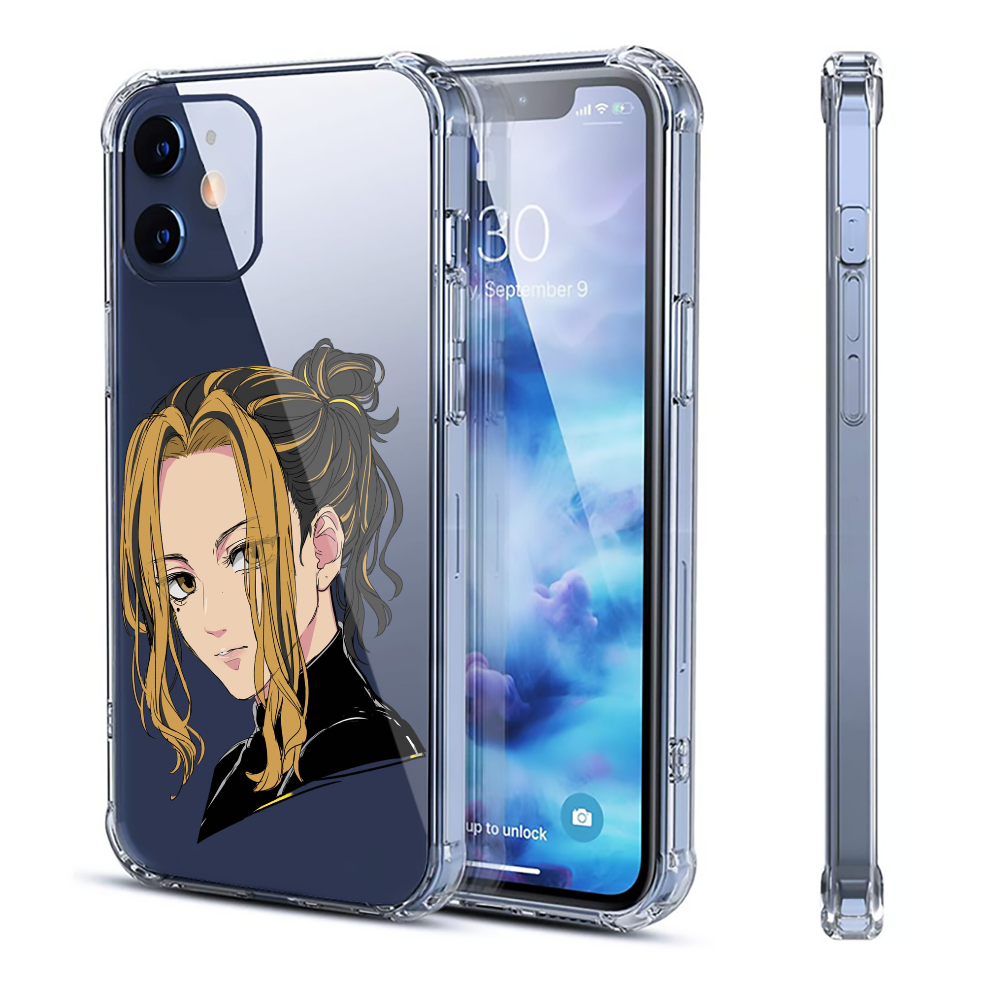 （画像用） 東京リベンジャーズ Tokyo Revengers 【iPhone 12シリーズ対応】透明スマホケース（クリアソフトケース）